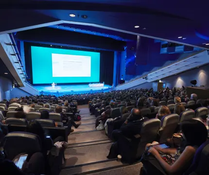 ICC, Hall 1, Conference, Technical, Multiple Screen Backdrop J11