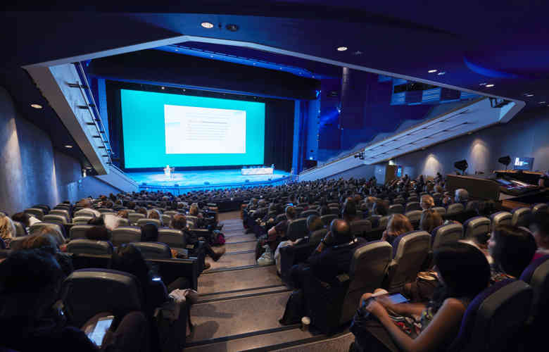 ICC, Hall 1, Conference, Technical, Multiple Screen Backdrop J11