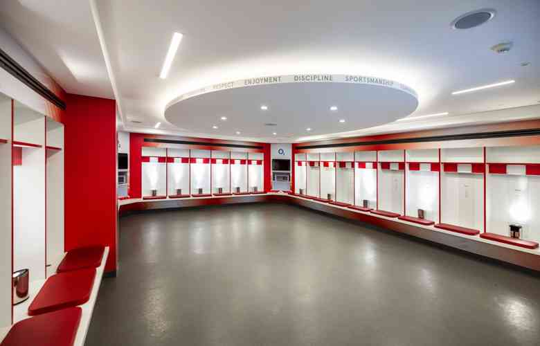 England Changing Room