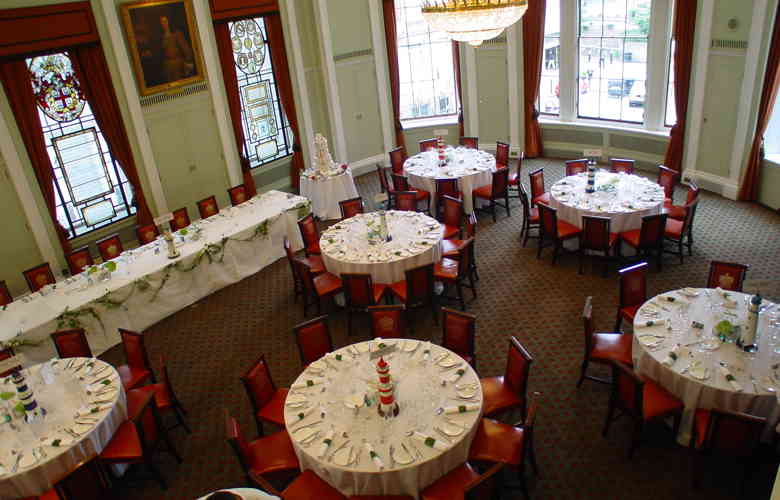 Trinity House Library Lighthouse Table Settings
