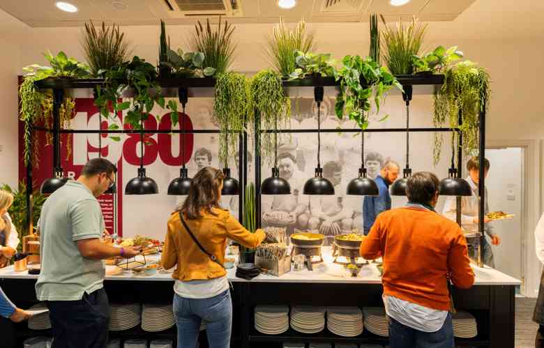 Beaumont Suite Buffet Station (With People)