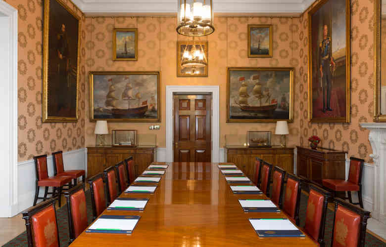 Trinity House Luncheon Room Board Setting