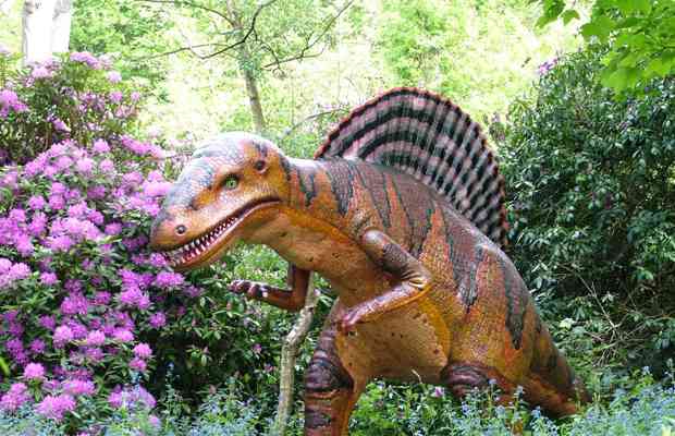 One Of 72 Life Size Dinosaurs In The Wilderness Gardens 1