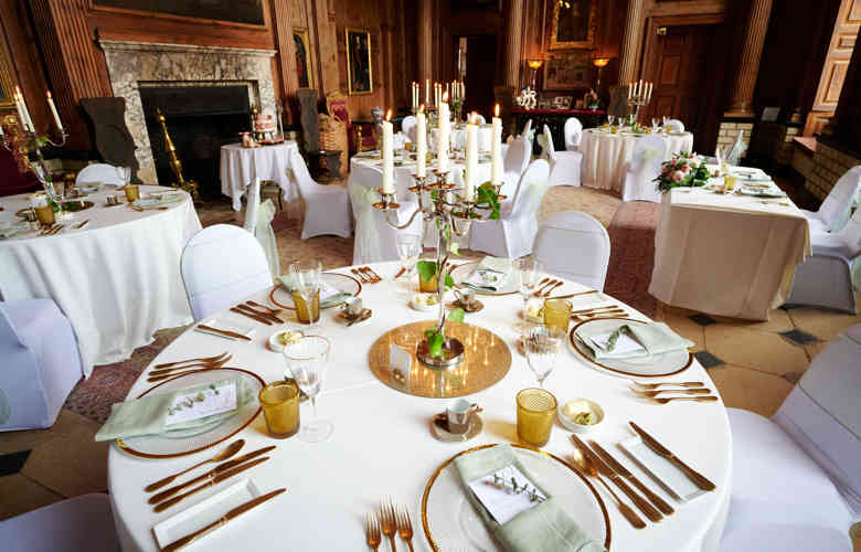 Knebworth House Wedding Breakfast