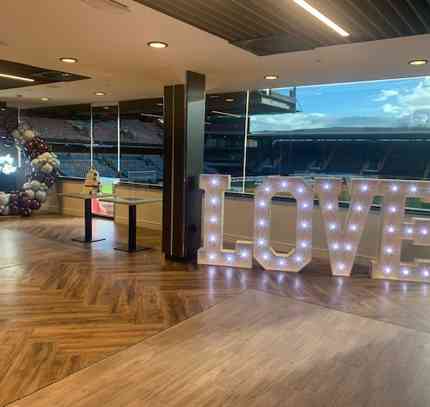 Centenary Wedding Pitch View