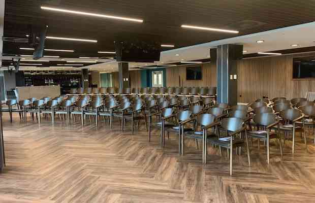Clearly Interiors Longside Theatre Style Bar End